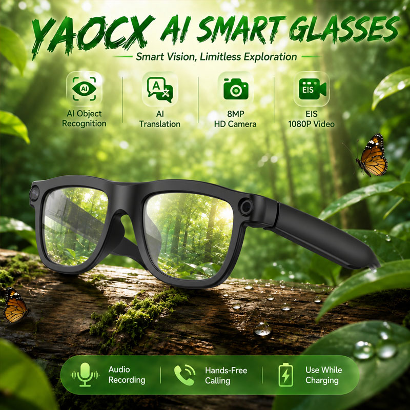 Audio Music Videos - Lunettes intelligentes IA, traduction IA, appels