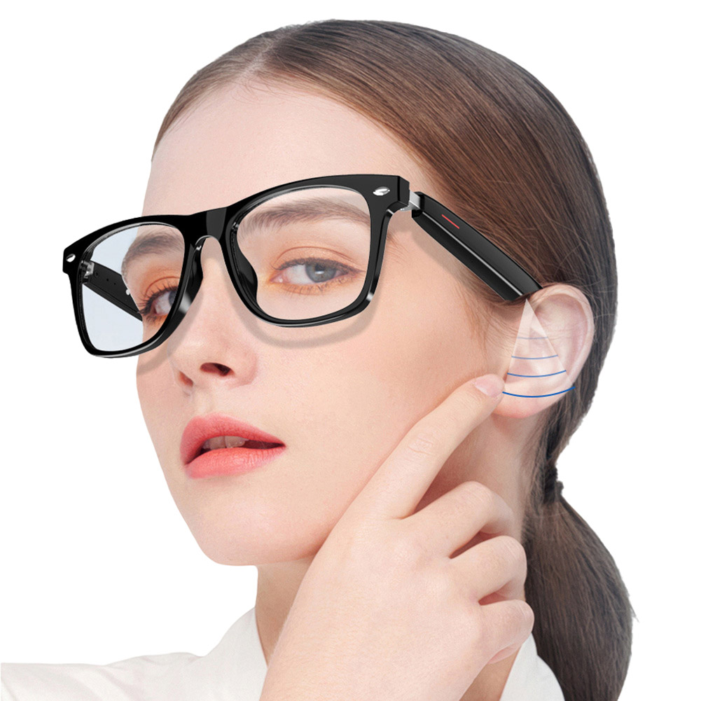 Audio Music Sound - Lunettes Intelligentes avec Assistant Vocal IA,