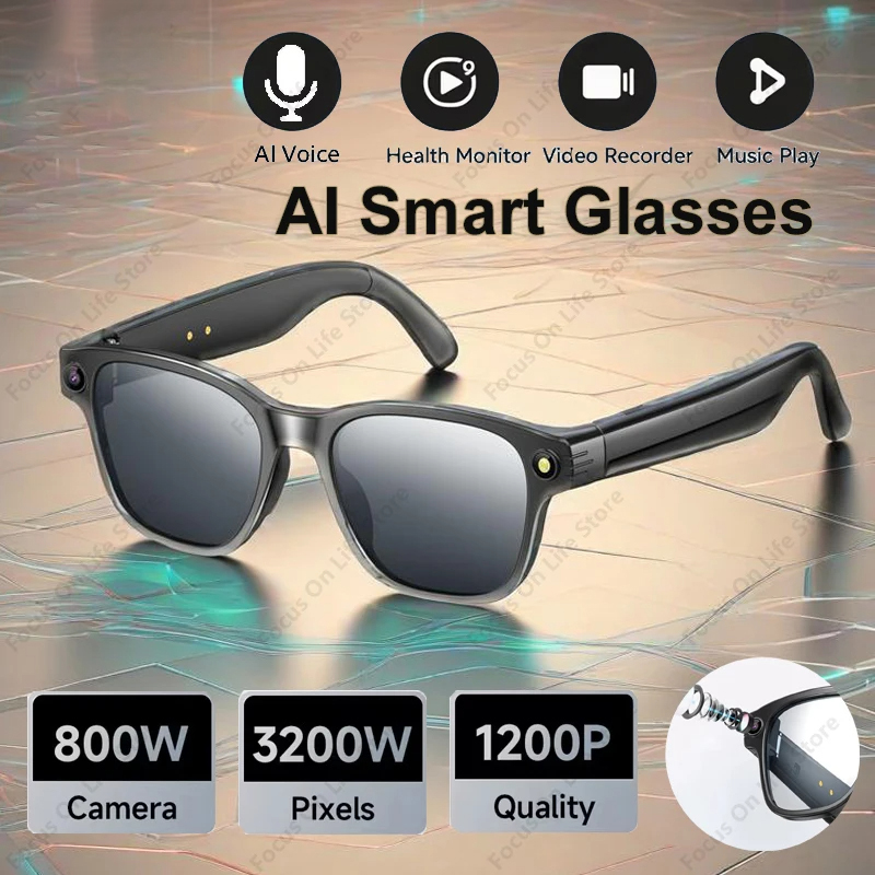 Audio Music Player - Lunettes Intelligentes IA avec Caméra 8