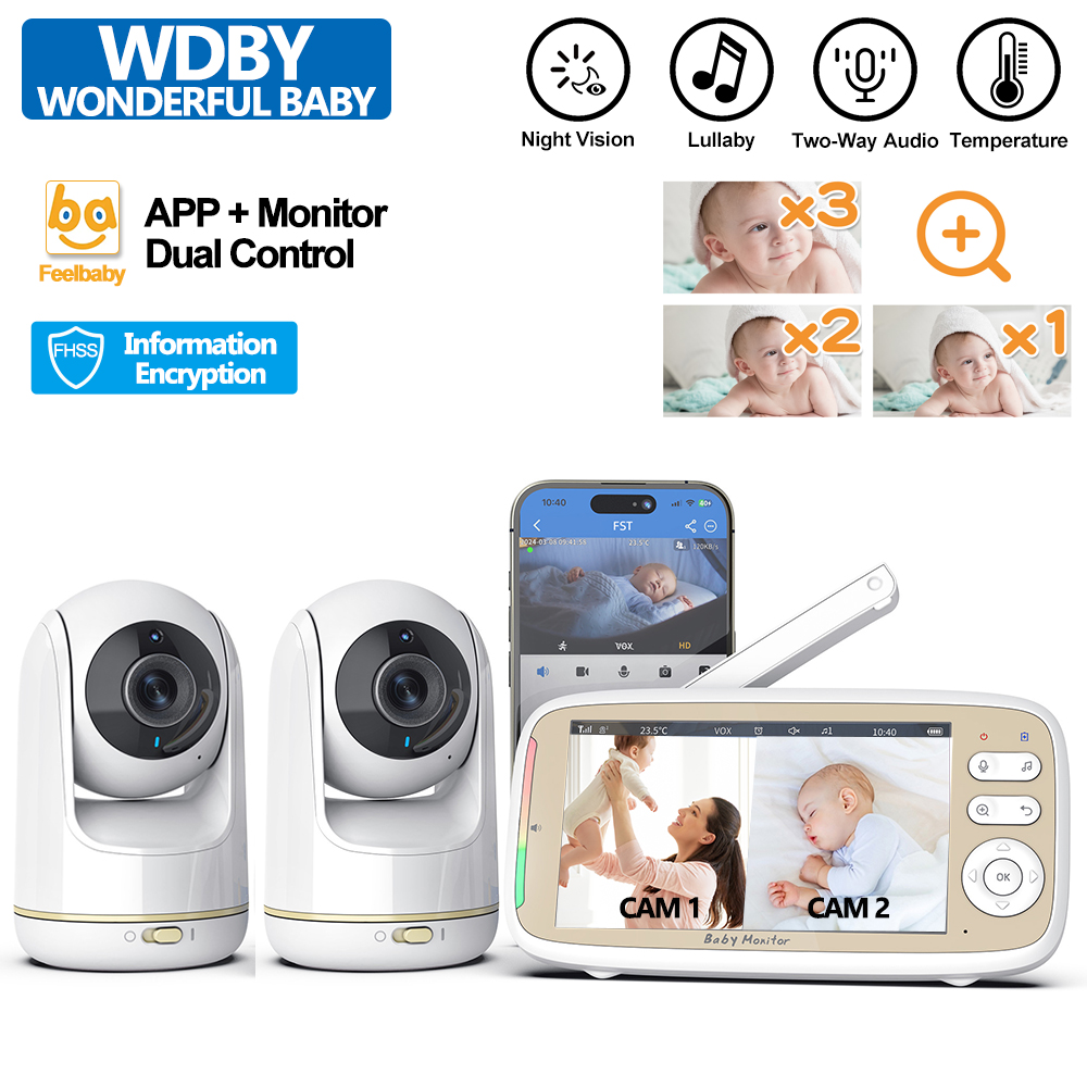 VB803 PRO Baby Monitor, avec 2 - Music Audio Pro avis et prix