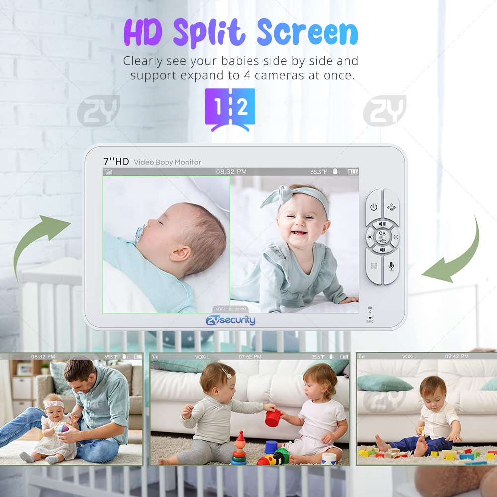 Moniteur vidéo pour bébé de 7. - Audio Music Videos avis et prix