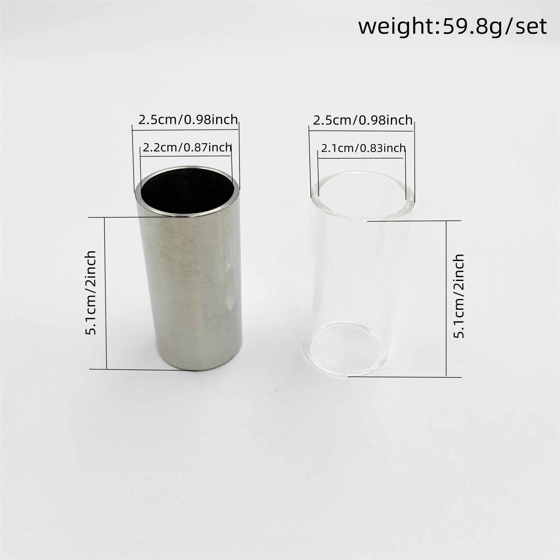 Glide pour guitare en verre et - Guitar Slide Tube avis et prix