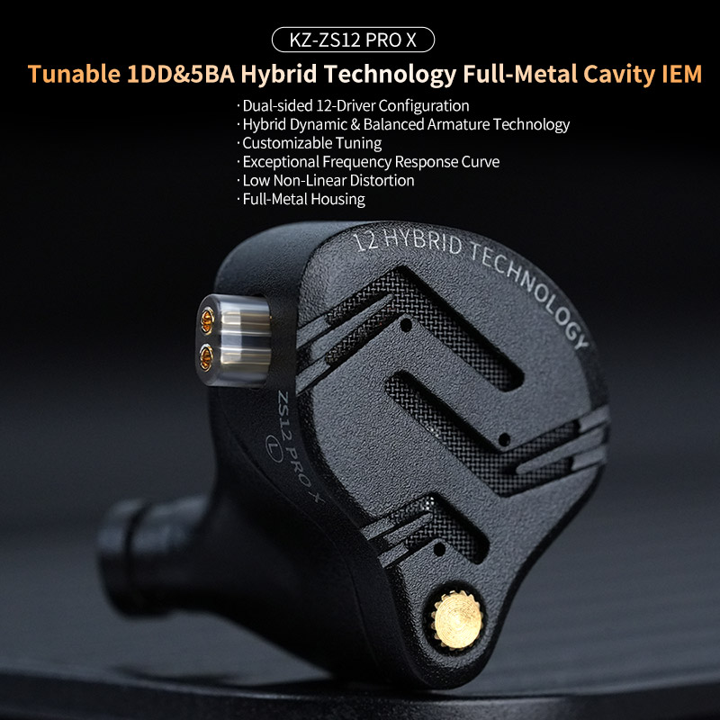 KZ ZS12 PRO X écouteurs en mét - Music Audio Pro avis et prix