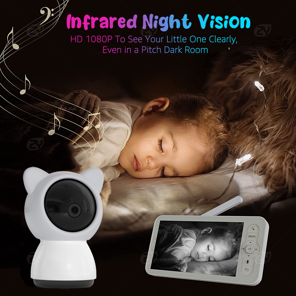 Moniteur Bébé Intelligent WiFi - Audio Music Videos avis et prix