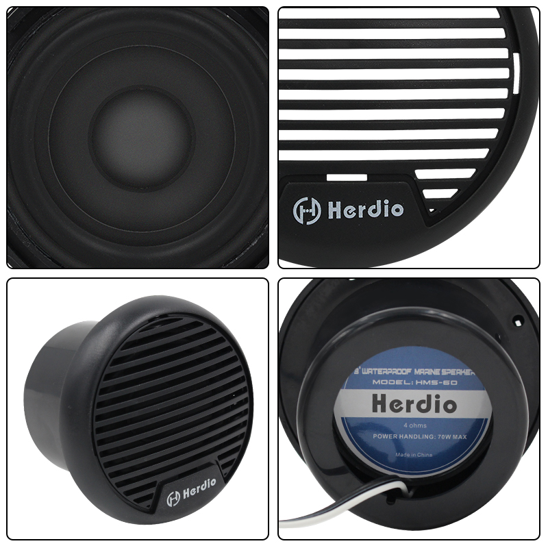 Herdio 3 ''haut-parleurs marin - Audio Music Sound avis et prix