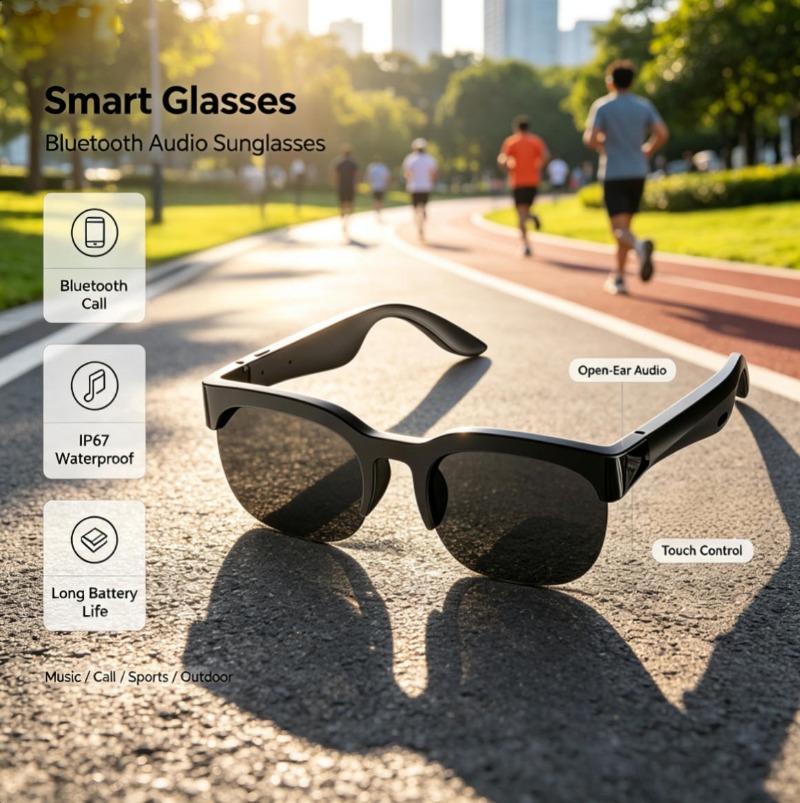 Lunettes de soleil intelligent - Audio Music Videos avis et prix