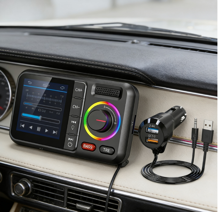 Émetteur FM sans fil avec gran - Audio Music Player avis et prix